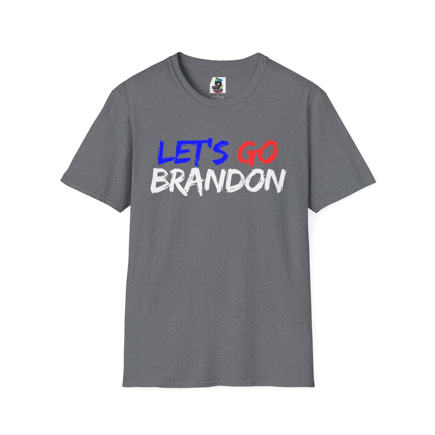 Patriotic Unisex T-Shirt - 'Let's Go Brandon' with Eagle Design