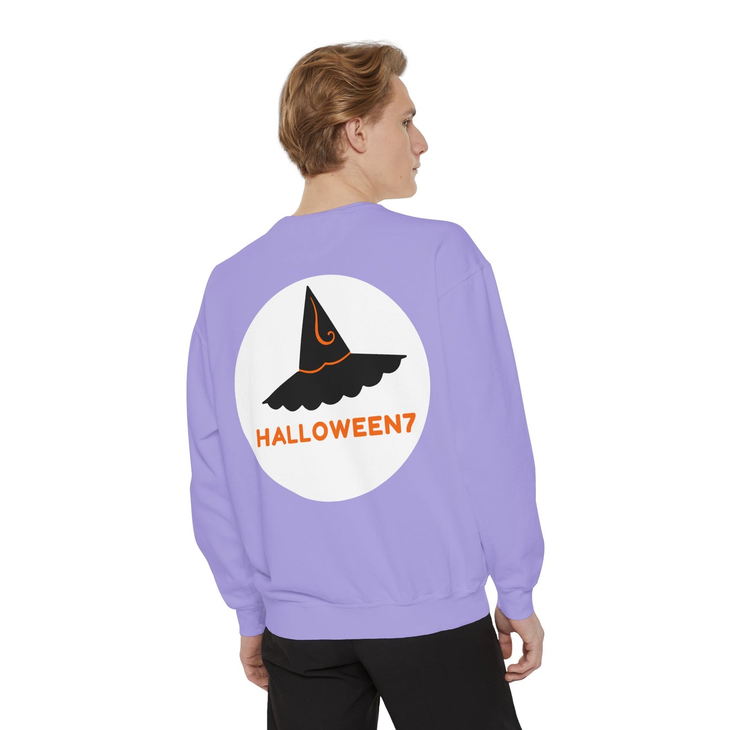 Halloween Best Costume Sweatshirt - Unisex Garment-Dyed