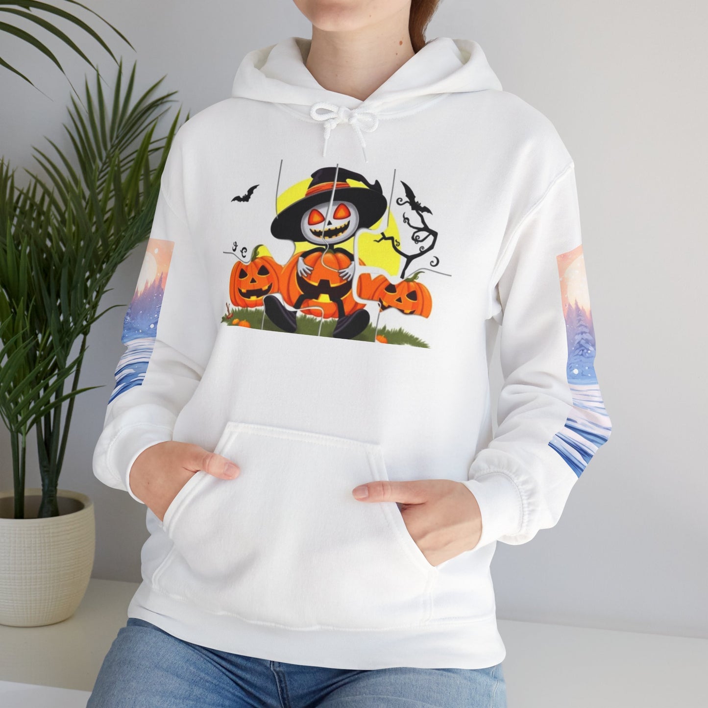 Halloween Pumpkin Hoodie - Unisex Heavy Blend™ Sweatshirt