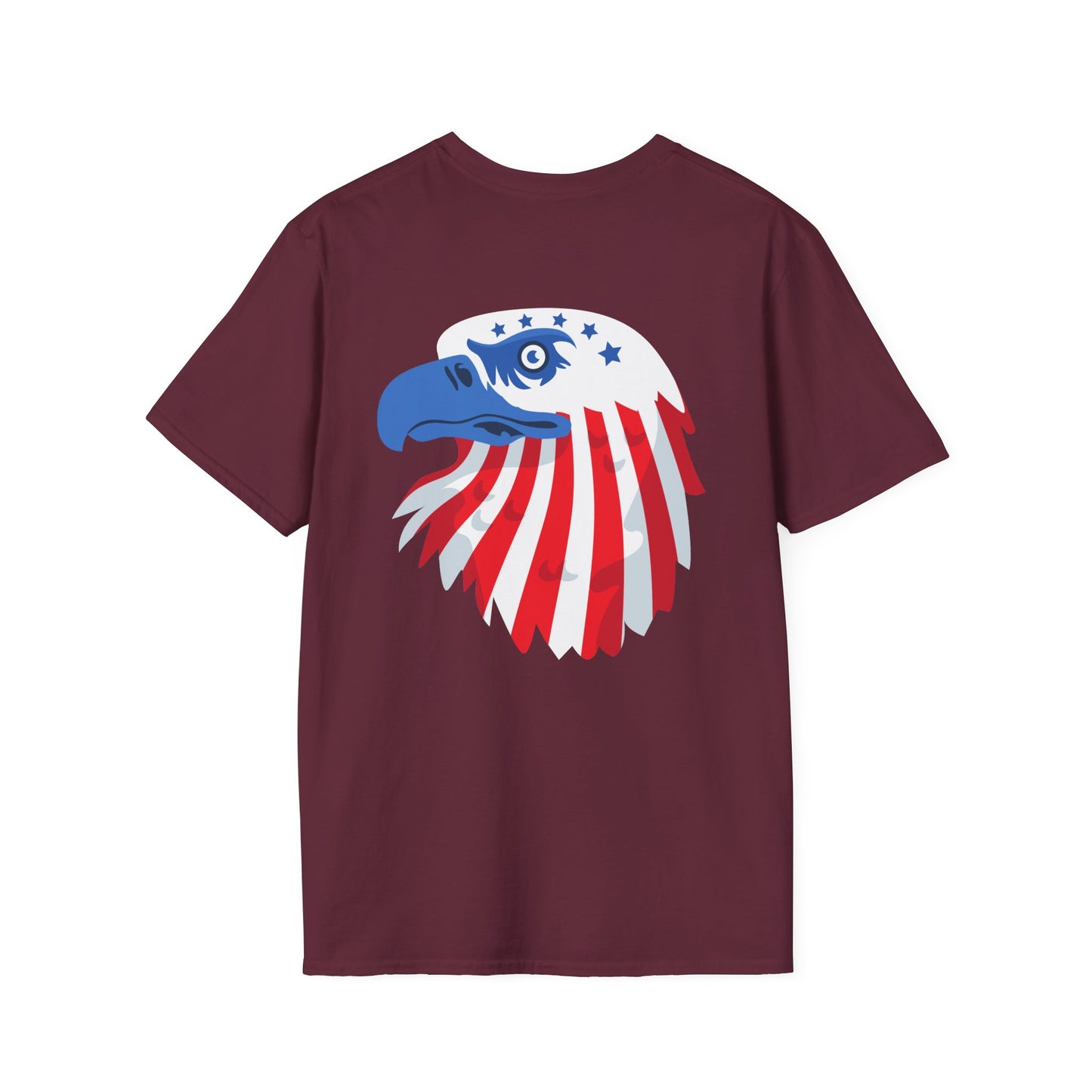 Patriotic Unisex T-Shirt - 'Let's Go Brandon' with Eagle Design