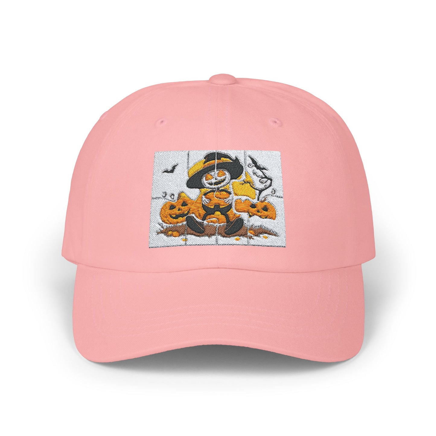 Classic Halloween Dad Cap with Pumpkin Design