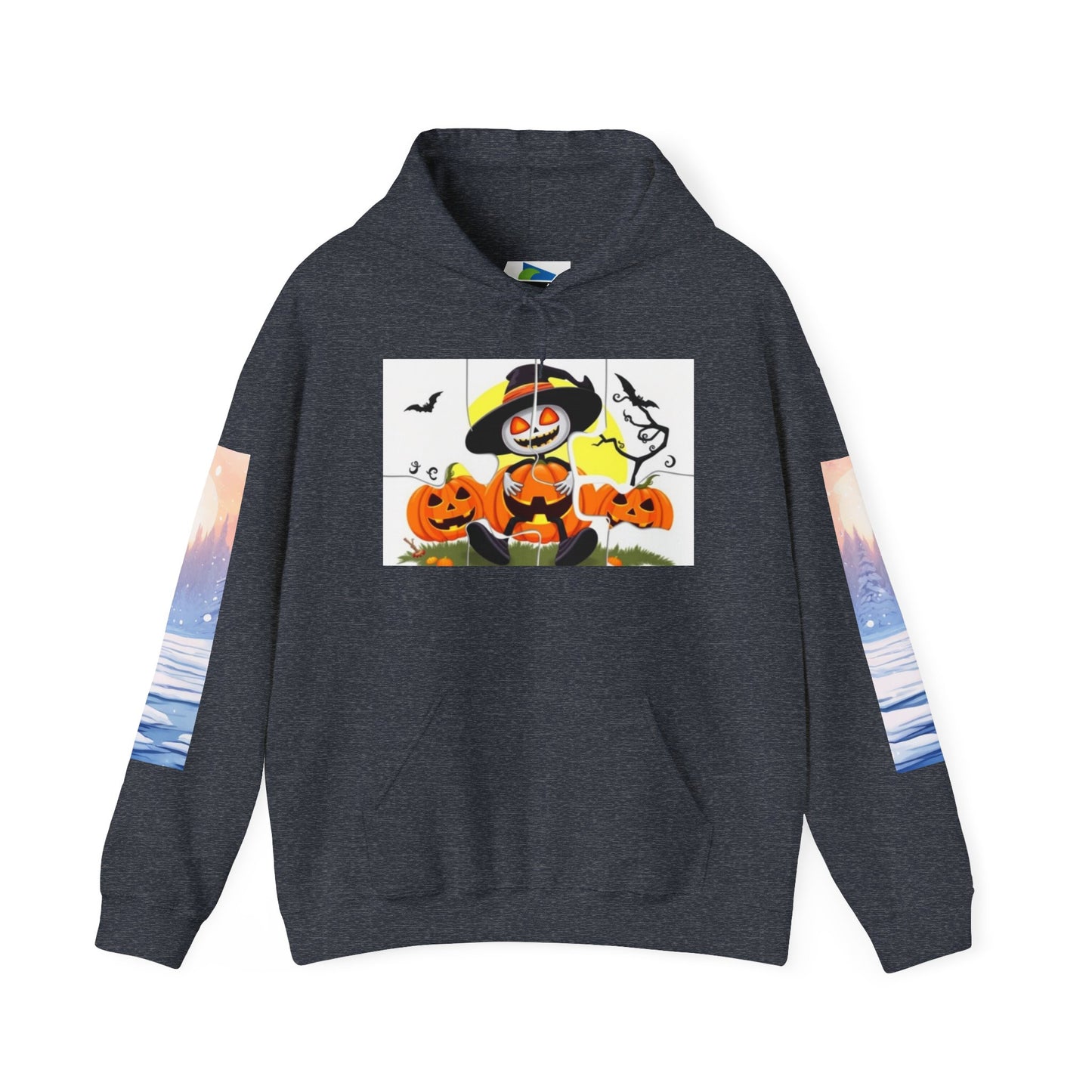 Halloween Pumpkin Hoodie - Unisex Heavy Blend™ Sweatshirt