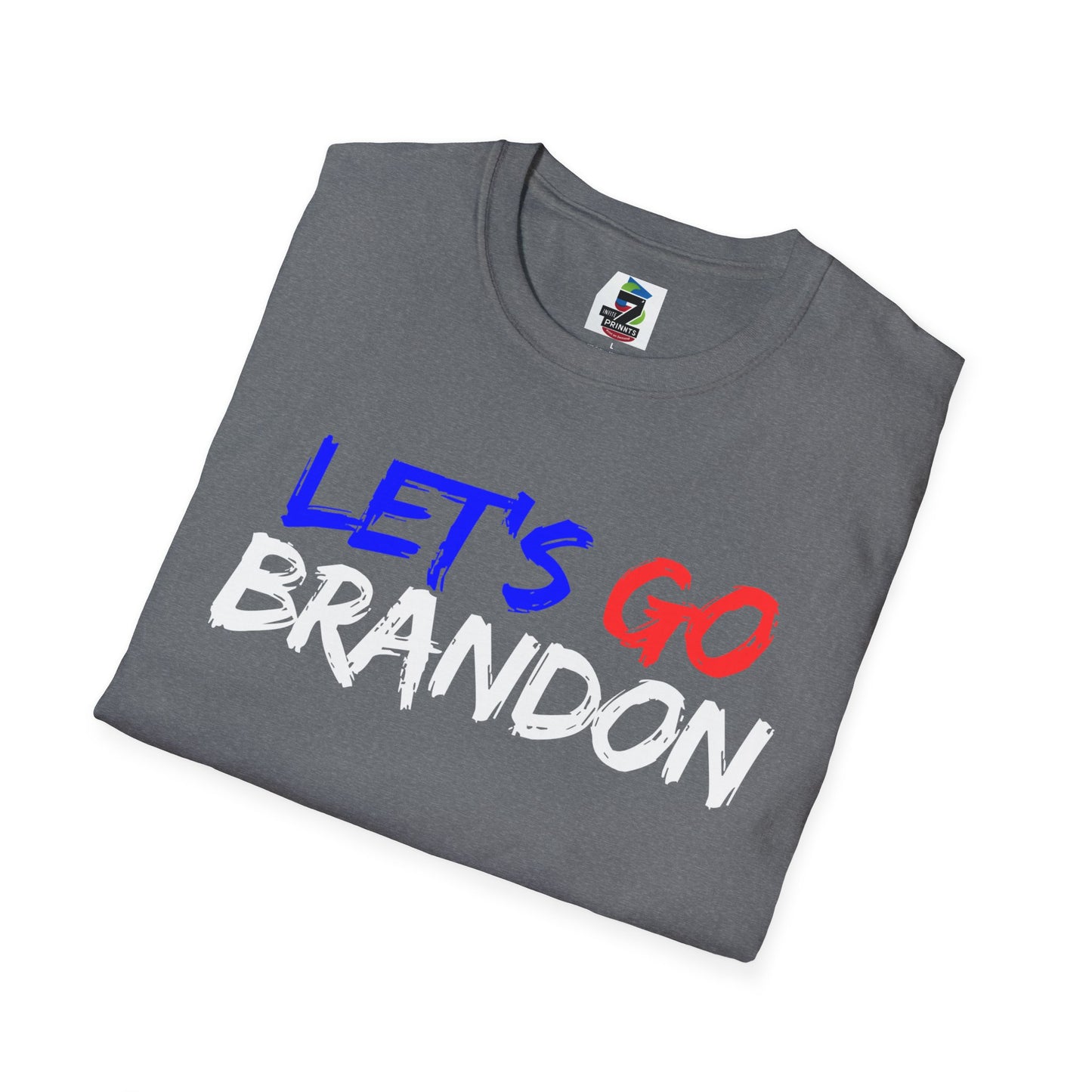 Patriotic Unisex T-Shirt - 'Let's Go Brandon' with Eagle Design