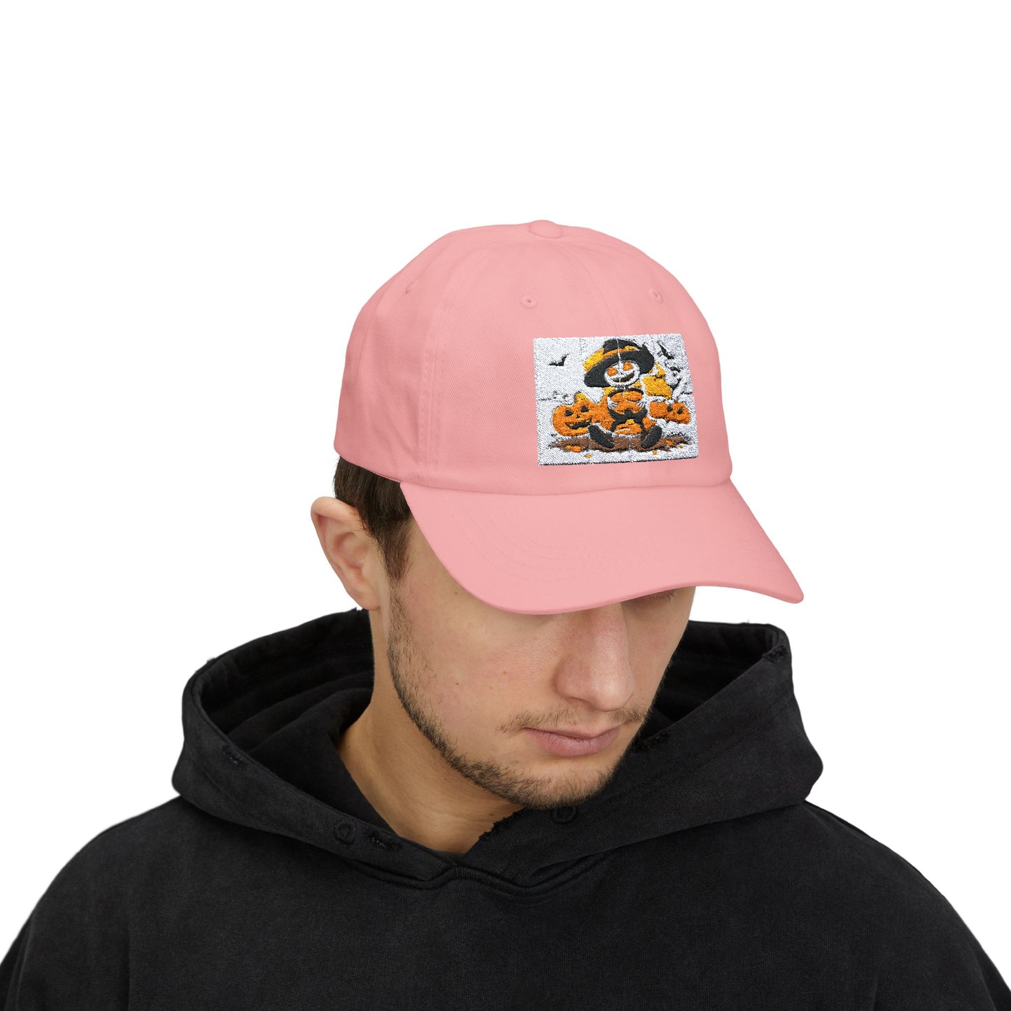 Classic Halloween Dad Cap with Pumpkin Design