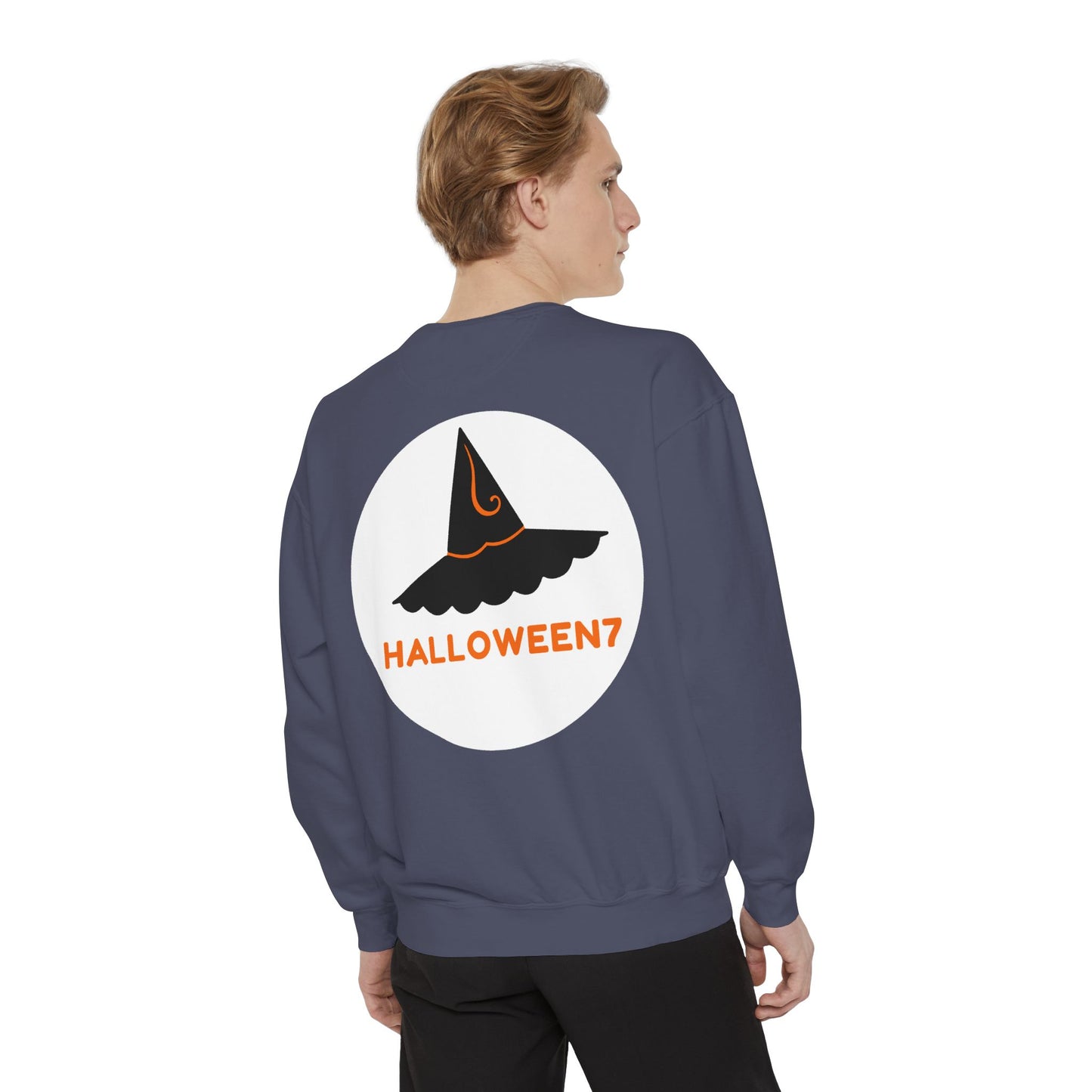 Halloween Best Costume Sweatshirt - Unisex Garment-Dyed