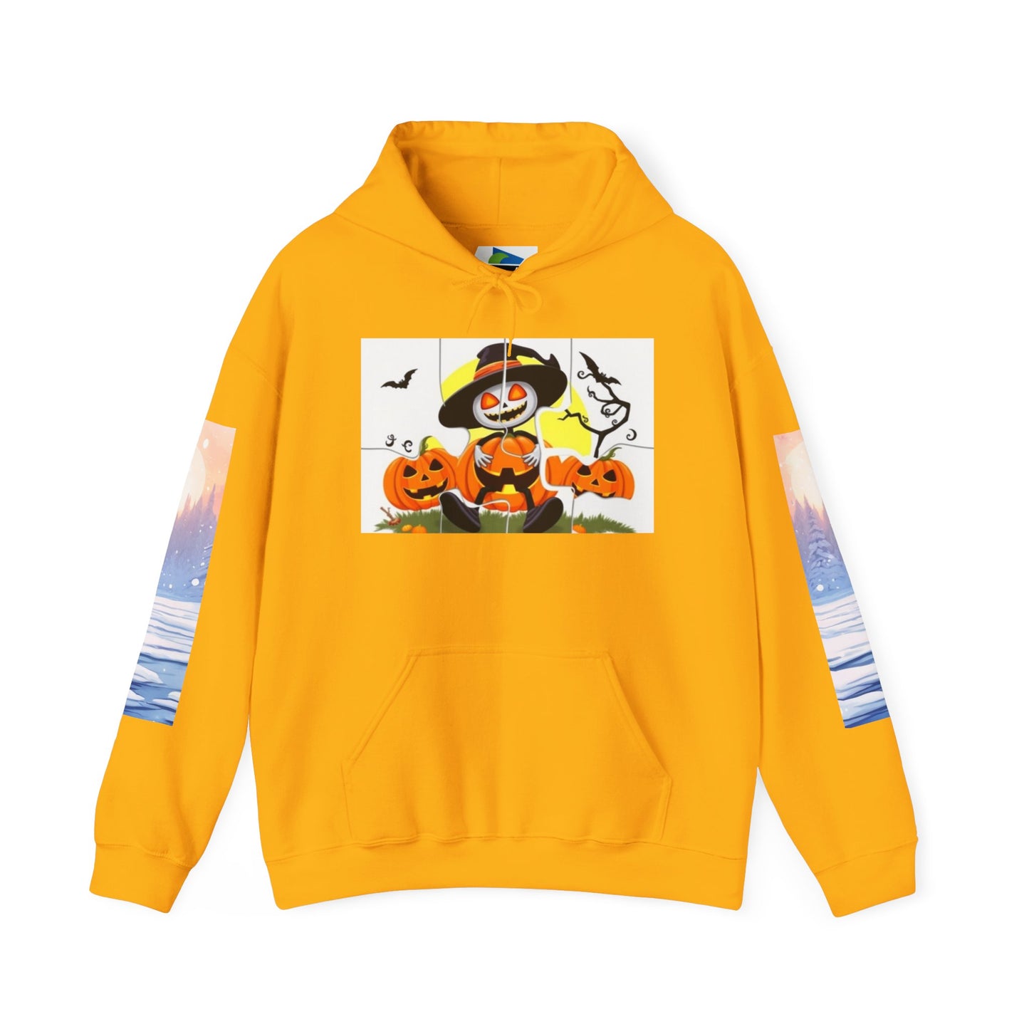 Halloween Pumpkin Hoodie - Unisex Heavy Blend™ Sweatshirt