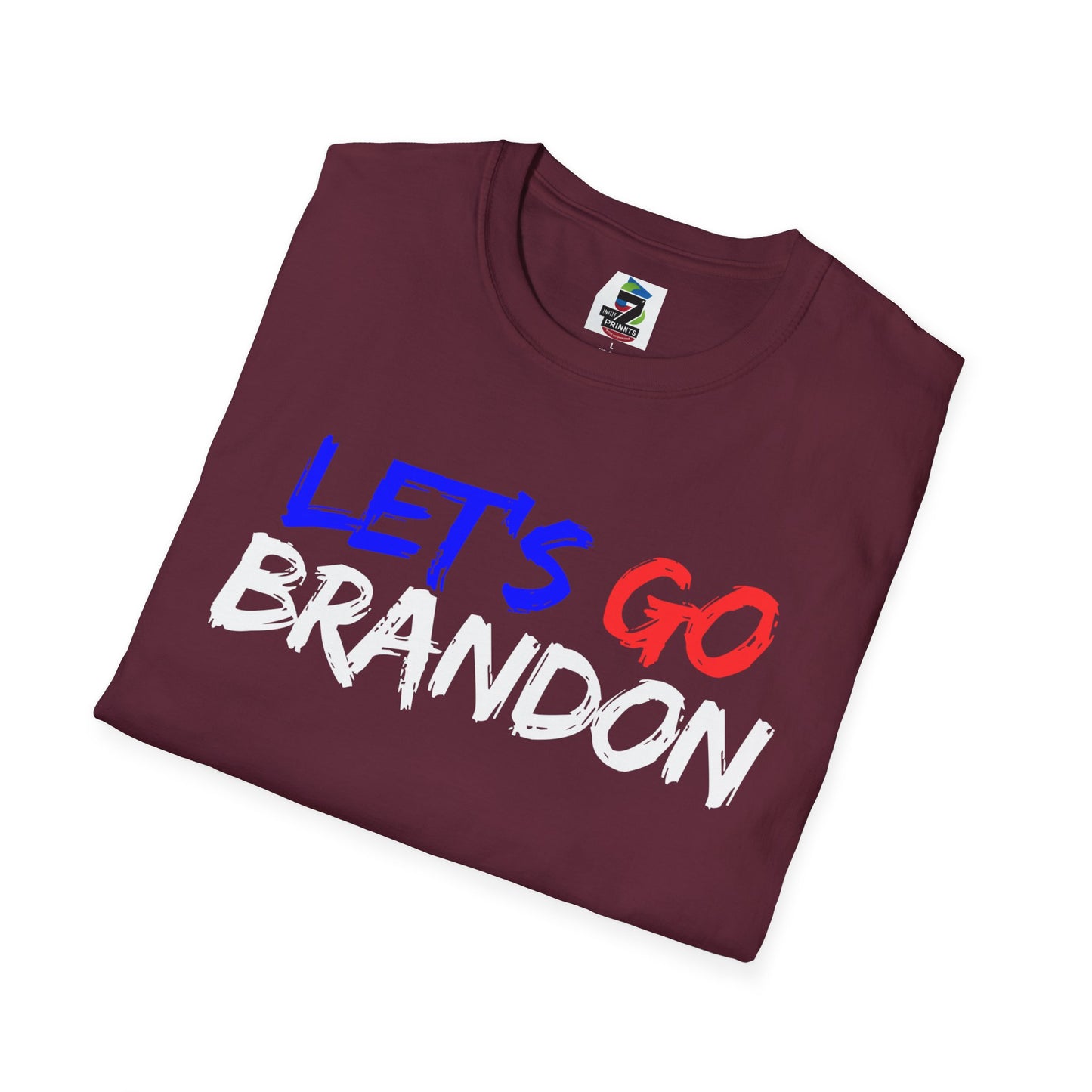 Patriotic Unisex T-Shirt - 'Let's Go Brandon' with Eagle Design