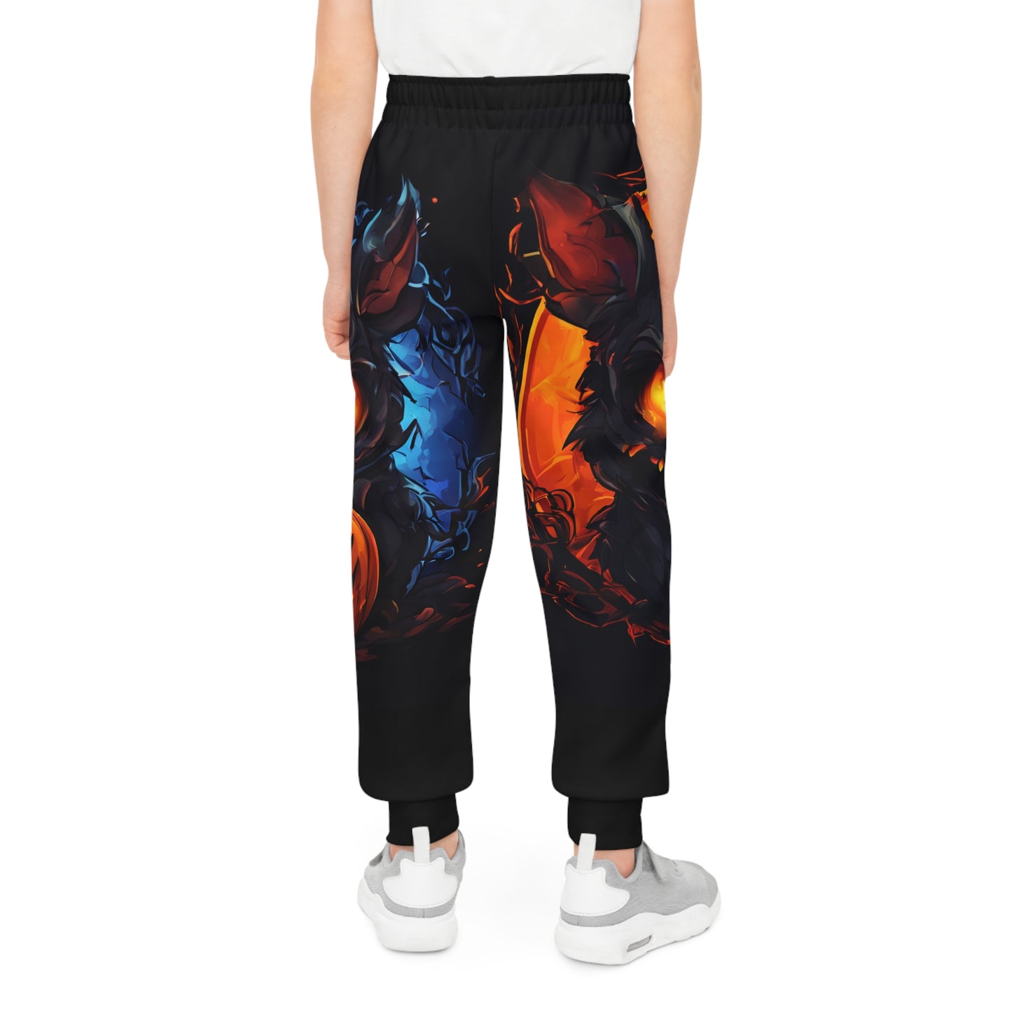 Halloween Youth Joggers with Spooky Design