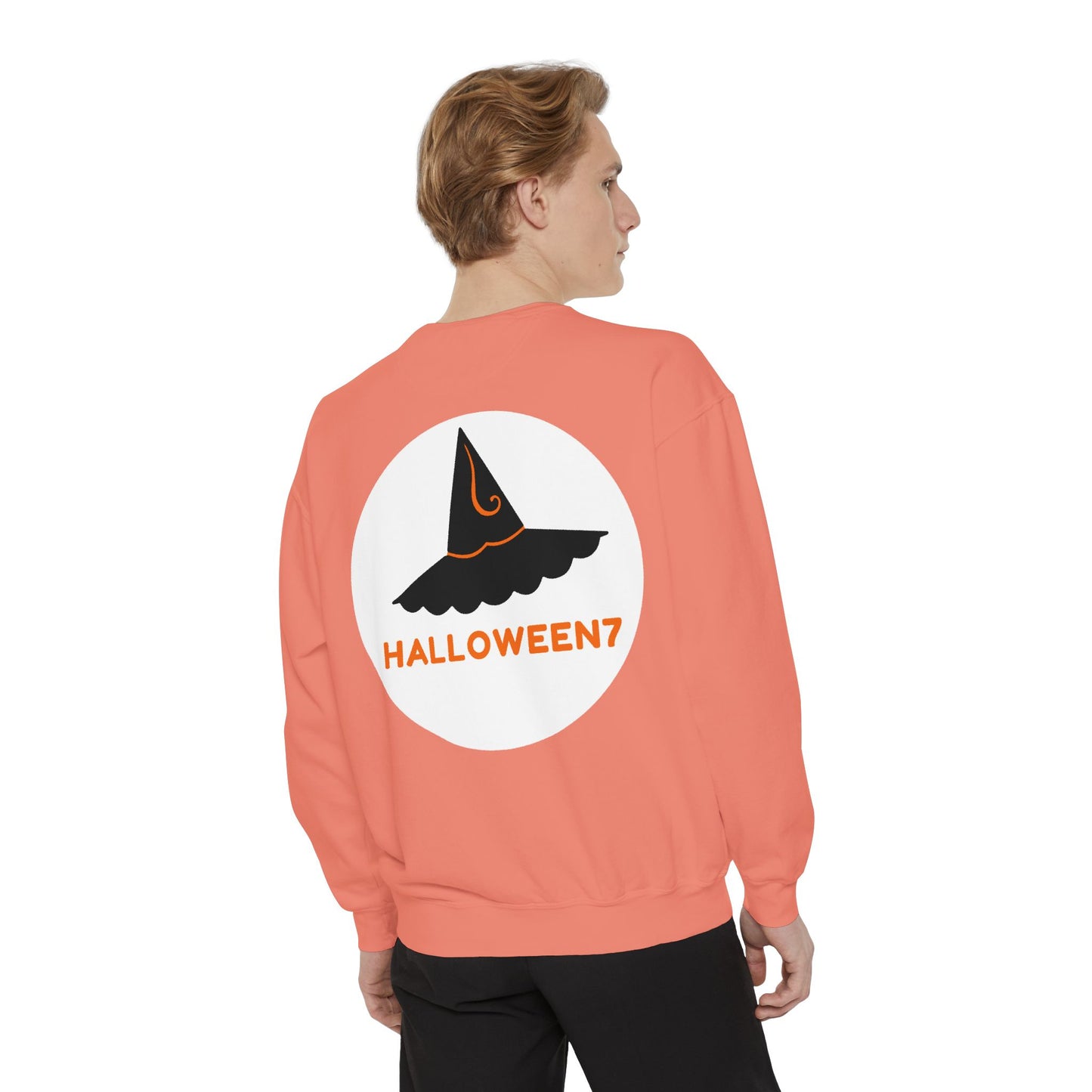 Halloween Best Costume Sweatshirt - Unisex Garment-Dyed