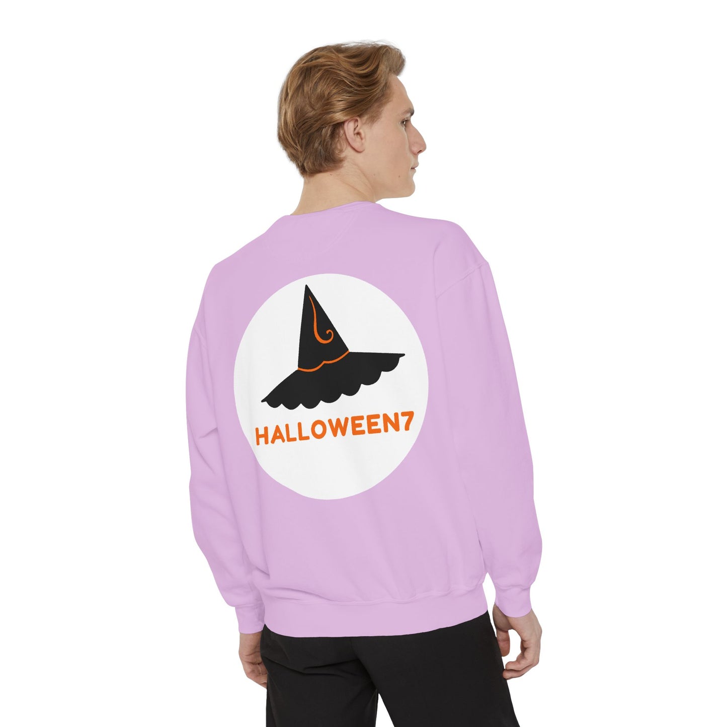 Halloween Best Costume Sweatshirt - Unisex Garment-Dyed