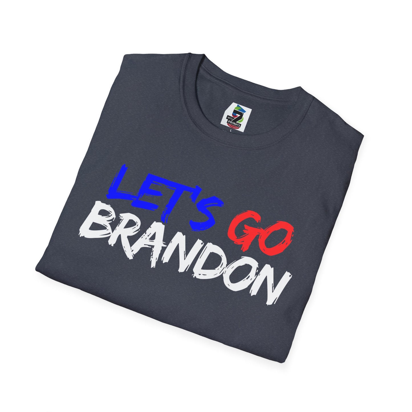 Patriotic Unisex T-Shirt - 'Let's Go Brandon' with Eagle Design