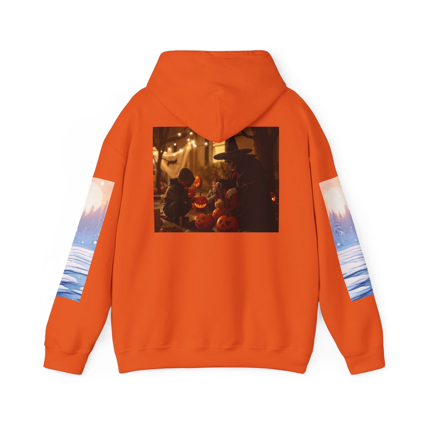 Halloween Pumpkin Hoodie - Unisex Heavy Blend™ Sweatshirt