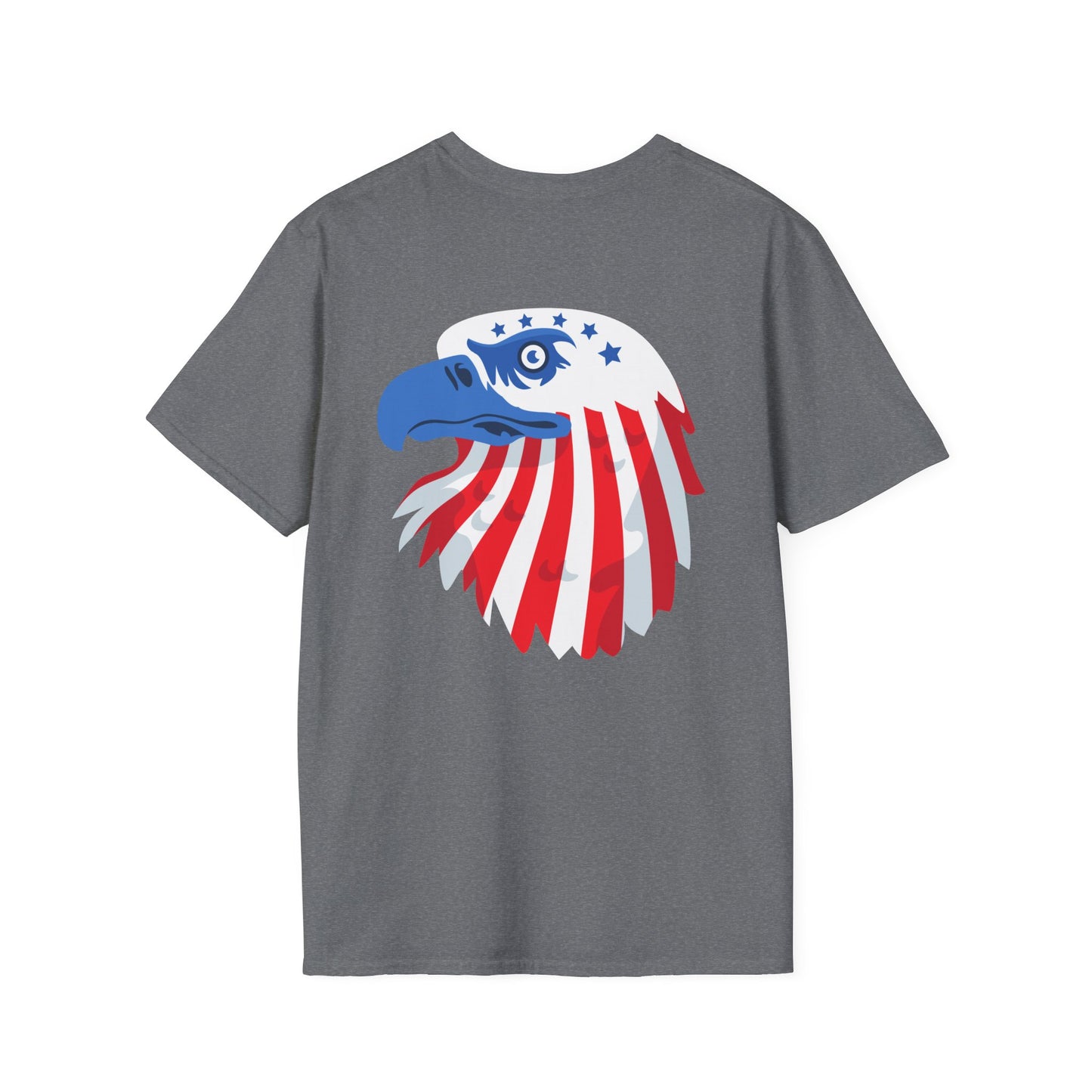 Patriotic Unisex T-Shirt - 'Let's Go Brandon' with Eagle Design