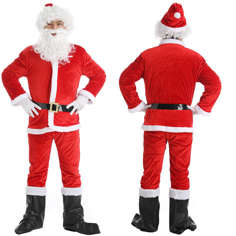 Christmas Costume Men's And Women's Clothing Full Set Performance Costume